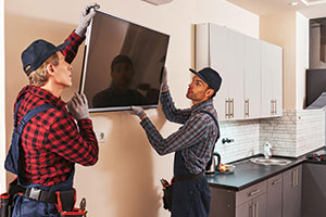 Wall-mounting TVs